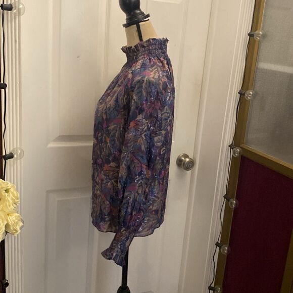 Rebecca Taylor 100% silk blouse, size 0 - Picture 8 of 11